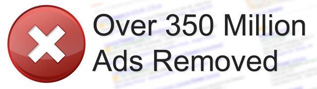 Over Million Ads Removed